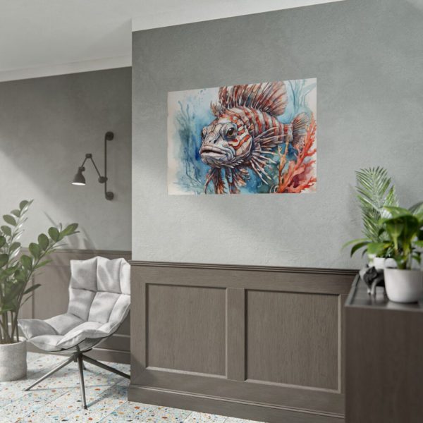Colorful Lionfish Poster