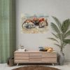 Crab Watercolor Art Poster