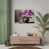 92409-718.jpg Purple Orchid Still Life Poster