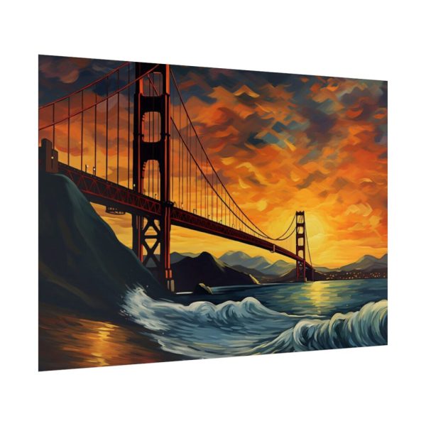 92409-72.jpg Golden Gate Bridge Painting Poster