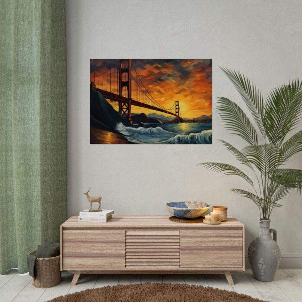 92409-73.jpg Golden Gate Bridge Painting Poster