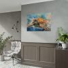 Sea Turtle Watercolor Poster