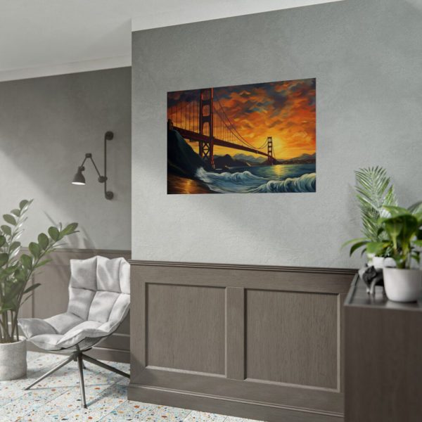 92409-74.jpg Golden Gate Bridge Painting Poster