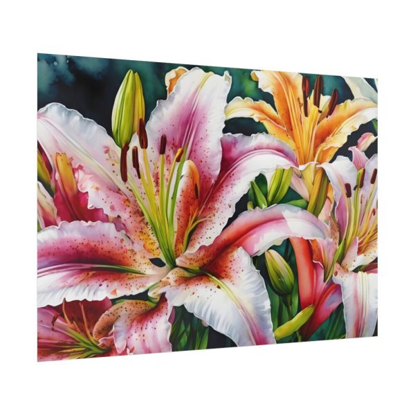 92409-752.jpg Lily Flower Blossom Art Poster