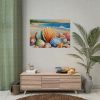 Seashells On Sandy Beach Poster