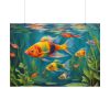 Vibrant Fish In The River Poster