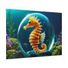 Seahorse Fantasy Art Poster
