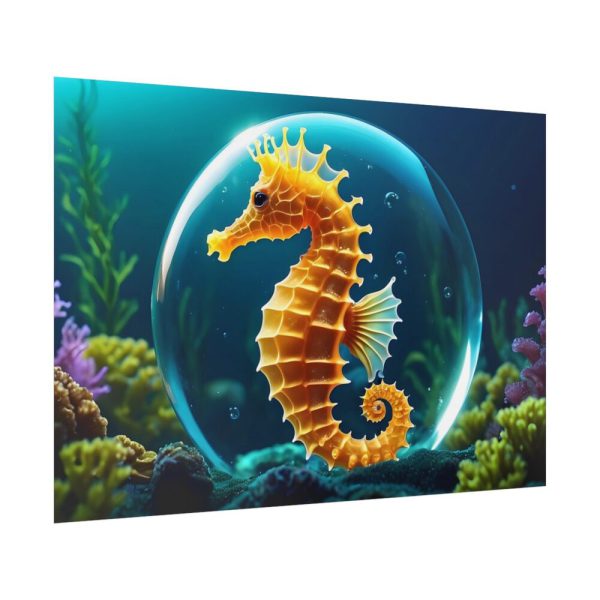 Seahorse Fantasy Art Poster