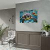 Swimming Sea Turtle Poster