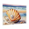 Shells Pearls Beach Art Poster