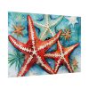 Christmas Nautical Starfish Poster