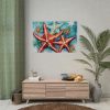 Christmas Nautical Starfish Poster