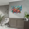 Christmas Nautical Starfish Poster