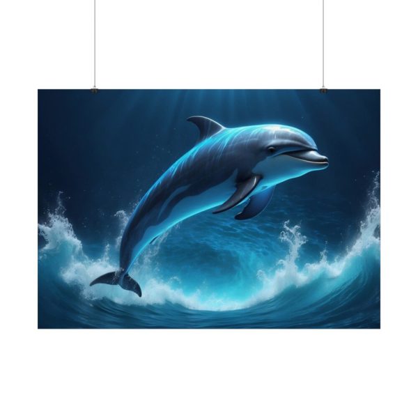 Dolphin Jump Poster