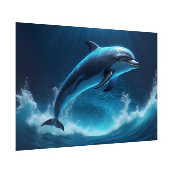 Dolphin Jump Poster