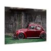 92409-87.jpg Red Old Beetle Car Poster