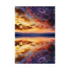 92410-10.jpg Water Reflection Sunset Poster