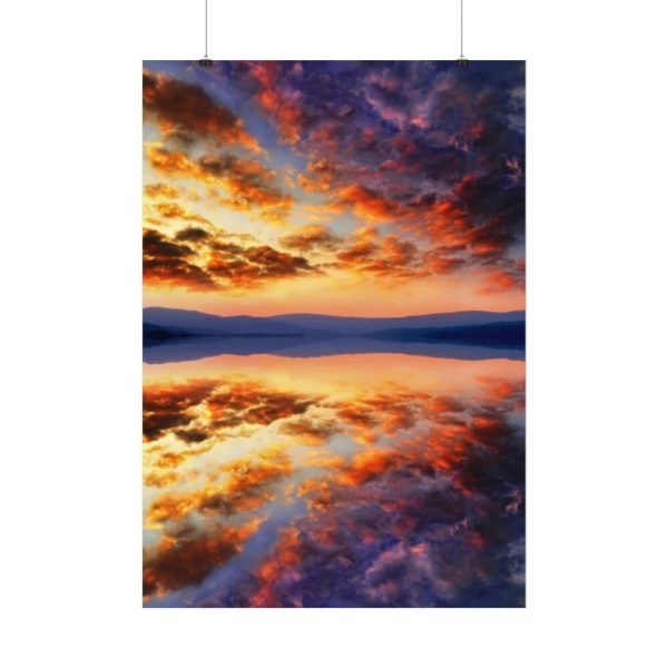 92410-11.jpg Water Reflection Sunset Poster