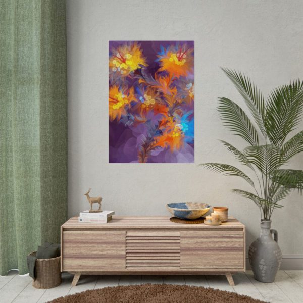 92410-113.jpg Abstract Flower Design Poster