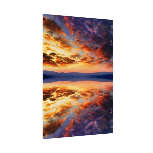 92410-12.jpg Water Reflection Sunset Poster