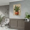 92410-134.jpg Snake Plant In Pot Art Poster