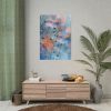 92410-193.jpg Blue Watercolor Flowers Poster