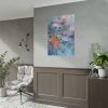 92410-194.jpg Blue Watercolor Flowers Poster