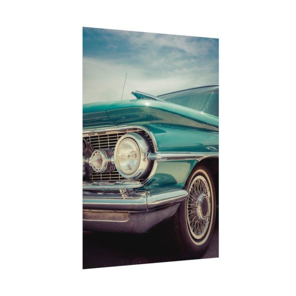 Close Up of a Vintage Car Poster