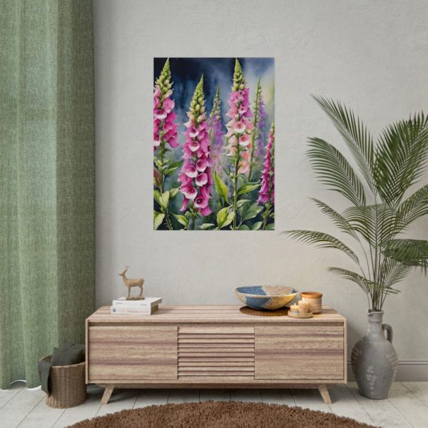 92410-208.jpg Foxglove Wildflowers Poster