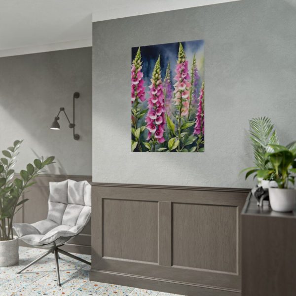 92410-209.jpg Foxglove Wildflowers Poster