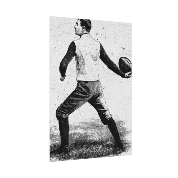 92410-22.jpg Vintage Football Player Poster