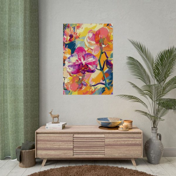 92410-233.jpg Seamless Orchid Poster