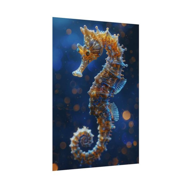 Seahorses in Ocean Water Poster