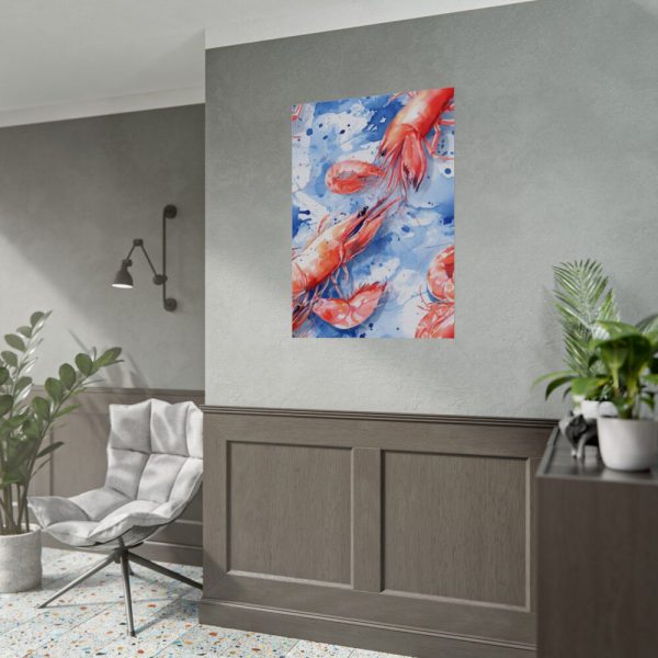 Seamless Lobster Nautical Poster