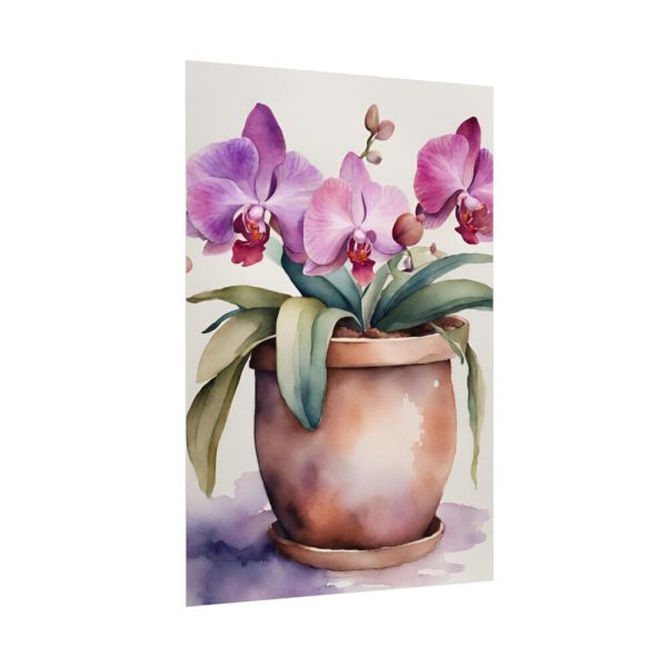 92410-272.jpg Orchid Flowers In Pot Poster