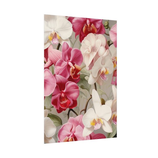 92410-277.jpg Vintage Orchid Seamless Poster