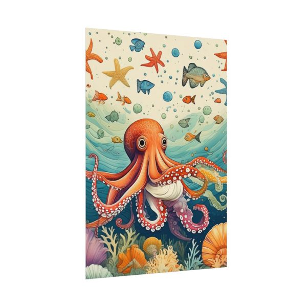 Whimsical Octopus Poster