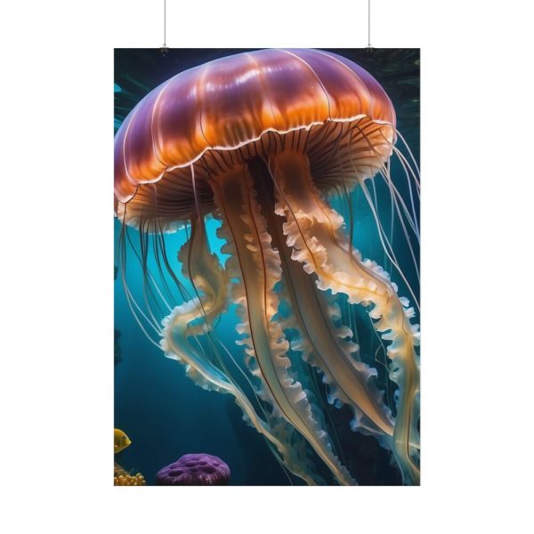 Jellyfish In An Aquarium Poster