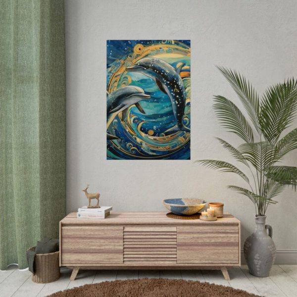 92410-318.jpg Dolphin Art Print Poster