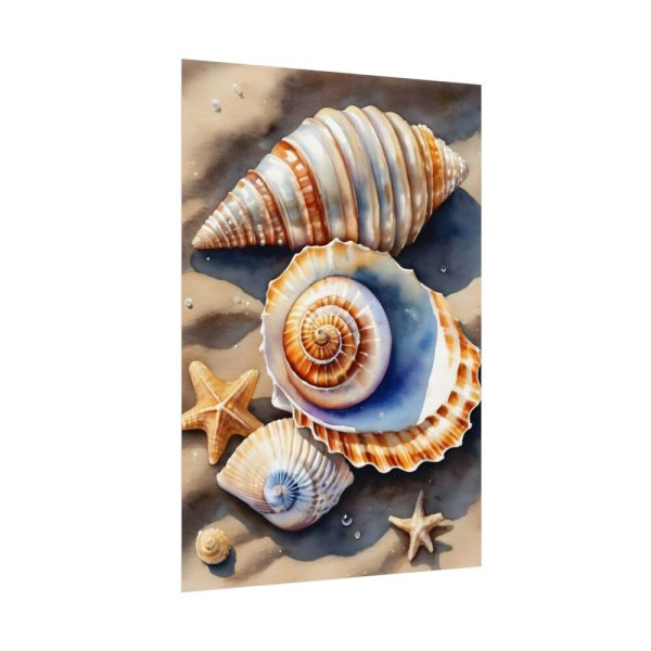 Starfish Sand Beach Art Poster