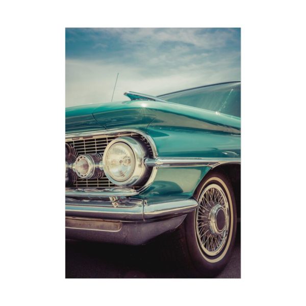 Close Up of a Vintage Car Poster