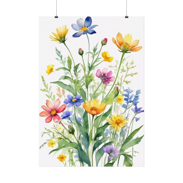 92410-96.jpg Field Of Wildflowers I Poster
