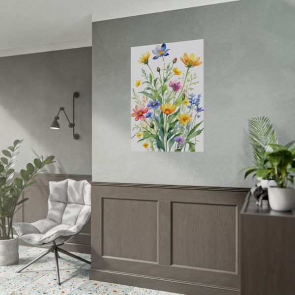 92410-99.jpg Field Of Wildflowers I Poster