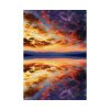 92411-10.jpg Water Reflection Sunset Poster