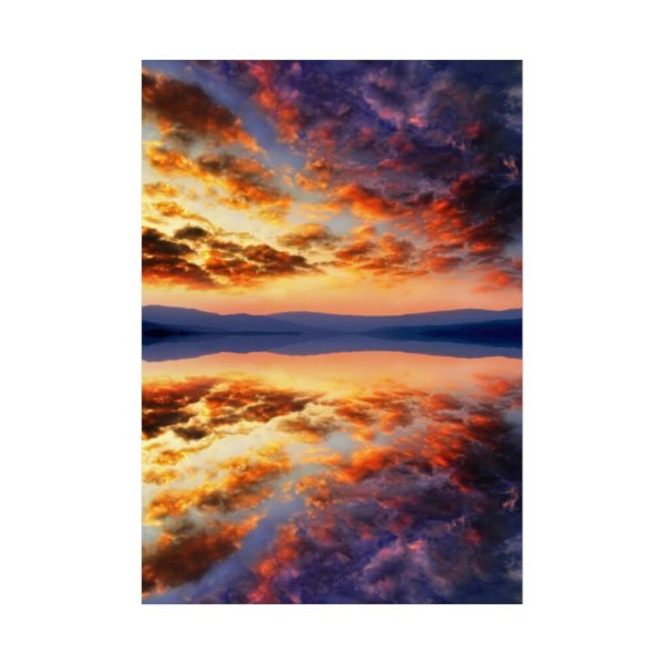 92411-10.jpg Water Reflection Sunset Poster