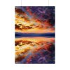 92411-11.jpg Water Reflection Sunset Poster