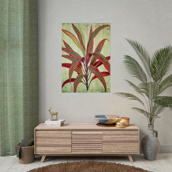 92411-128.jpg Vintage Palm Tree Plant Flower Poster