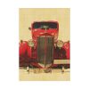 92411-15.jpg Car Vintage Red Poster