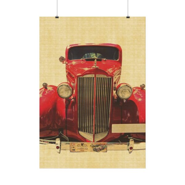 92411-16.jpg Car Vintage Red Poster