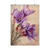 92411-186.jpg Saffron Flower Grunge Poster